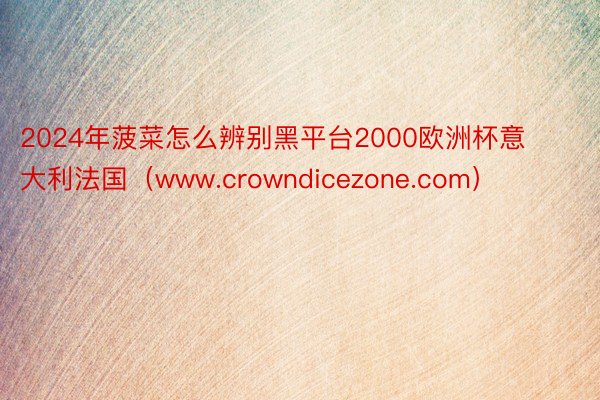 2024年菠菜怎么辨别黑平台2000欧洲杯意大利法国（www.crowndicezone.com）